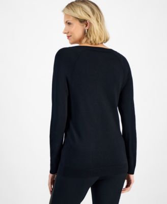 Women's Button-Trim Sweater