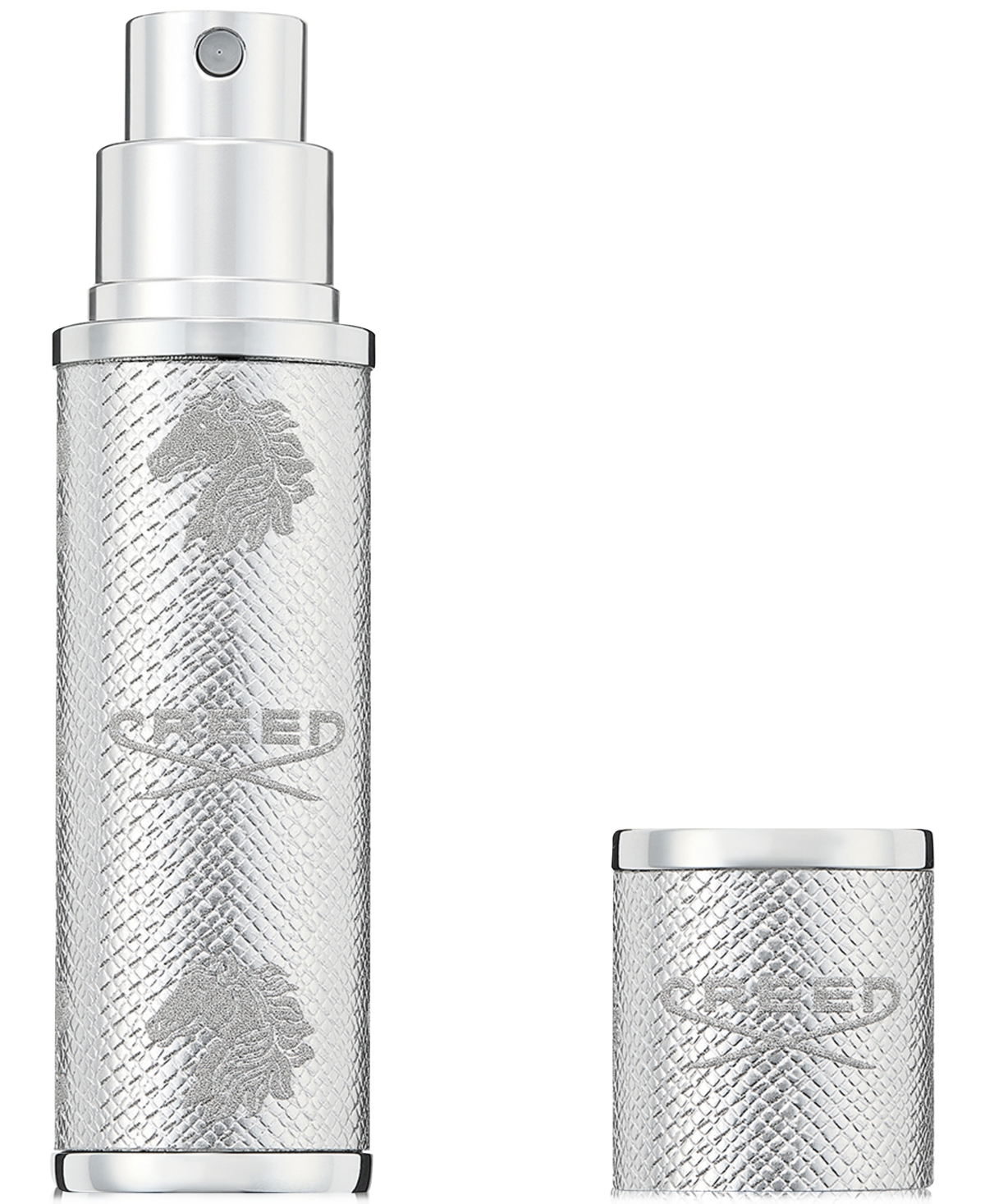 Creed Leather Refillable Travel Atomizer In Transparent