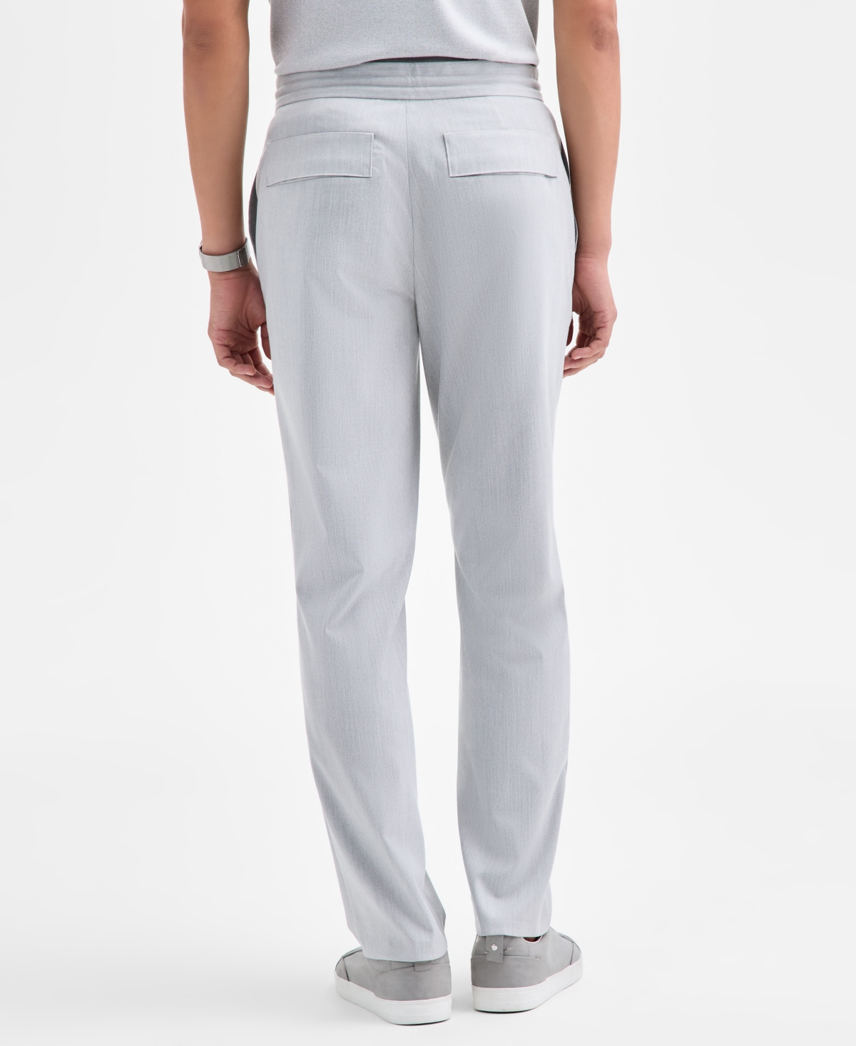 Alfani Men's Drawstring Trousers, Macy's Exclusive In White