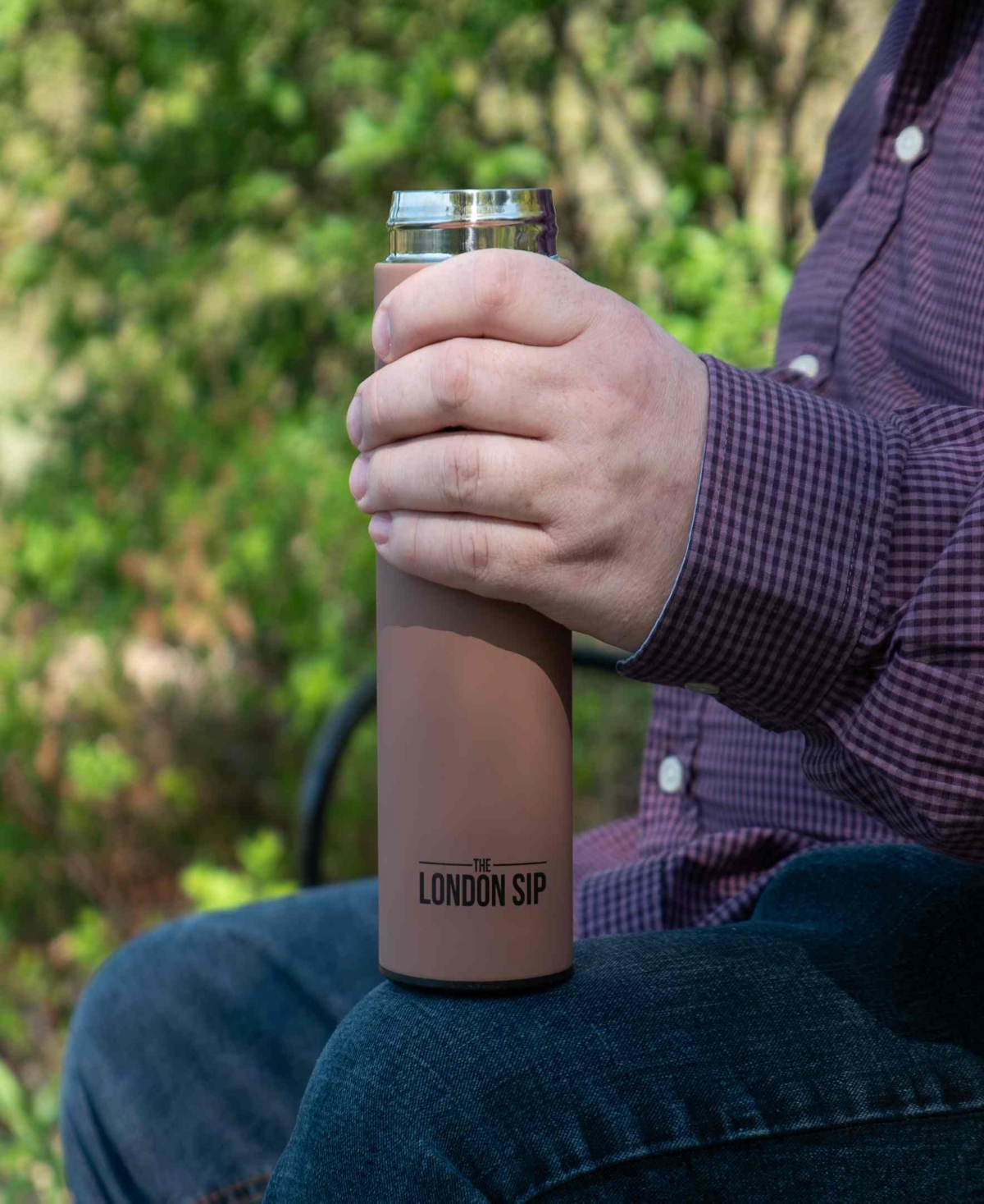 London Sip Stainless Steel 16 Oz. Tea Infuser In Brown