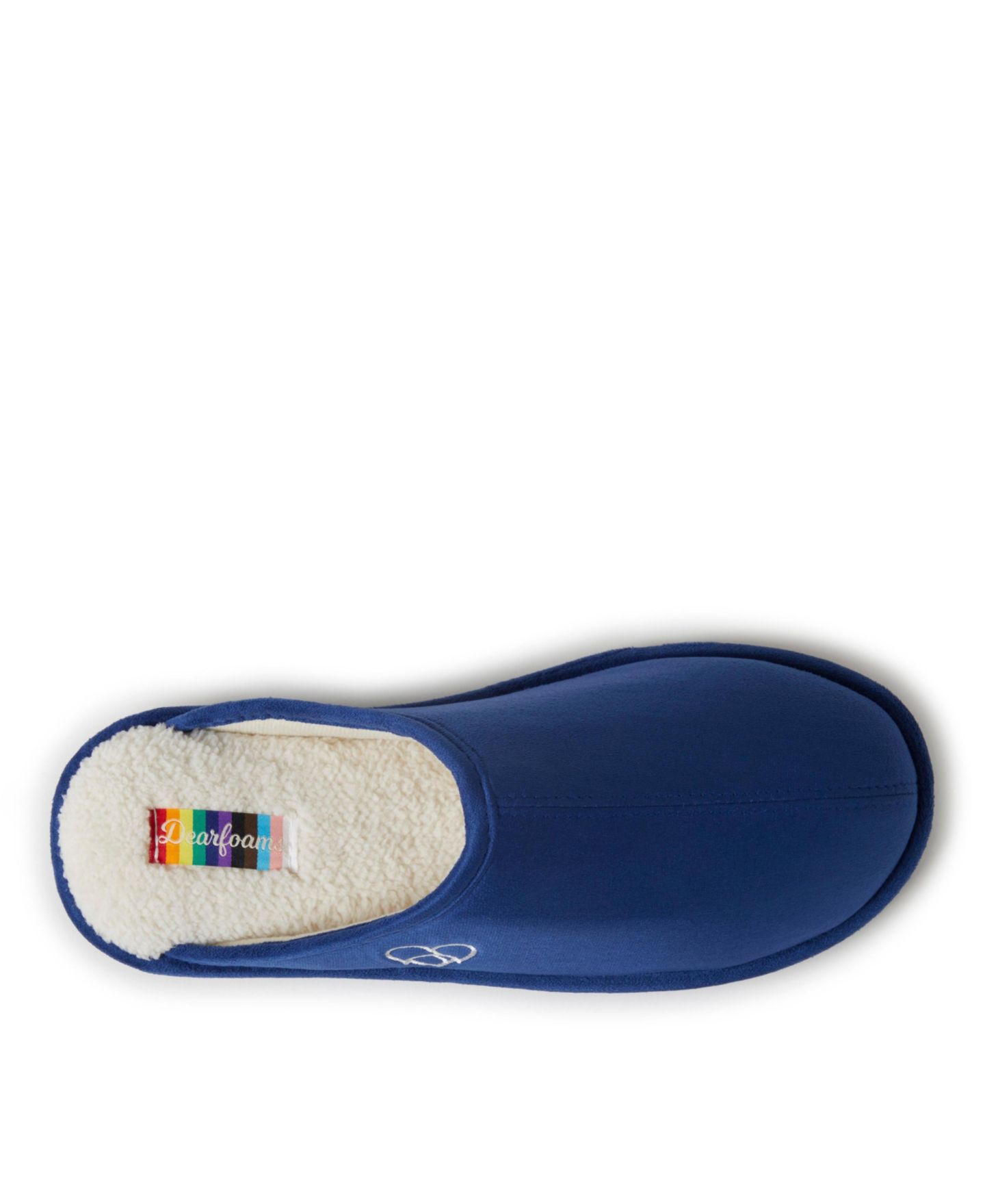 Тапочки Dearfoams Unisex Adult Pride Collection Scuff Slipper, цвет: Синий — фото 4