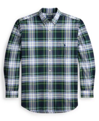 Men's Big & Tall Plaid Oxford Shirt