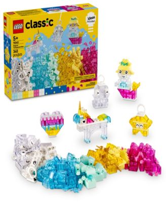 LEGO® Classic Magical Transparent Box Toy 11040, 340 Pieces - Macy's