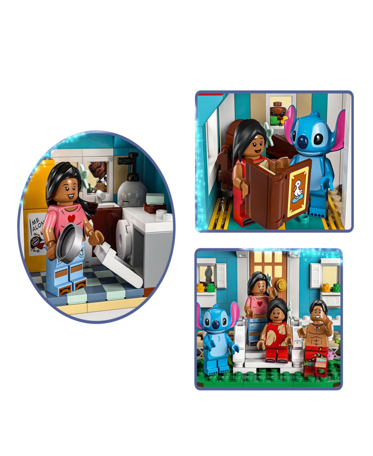 Lego Disney Lilo And Stitch Beach House Building Toy 43268, 834 Pieces In Multi