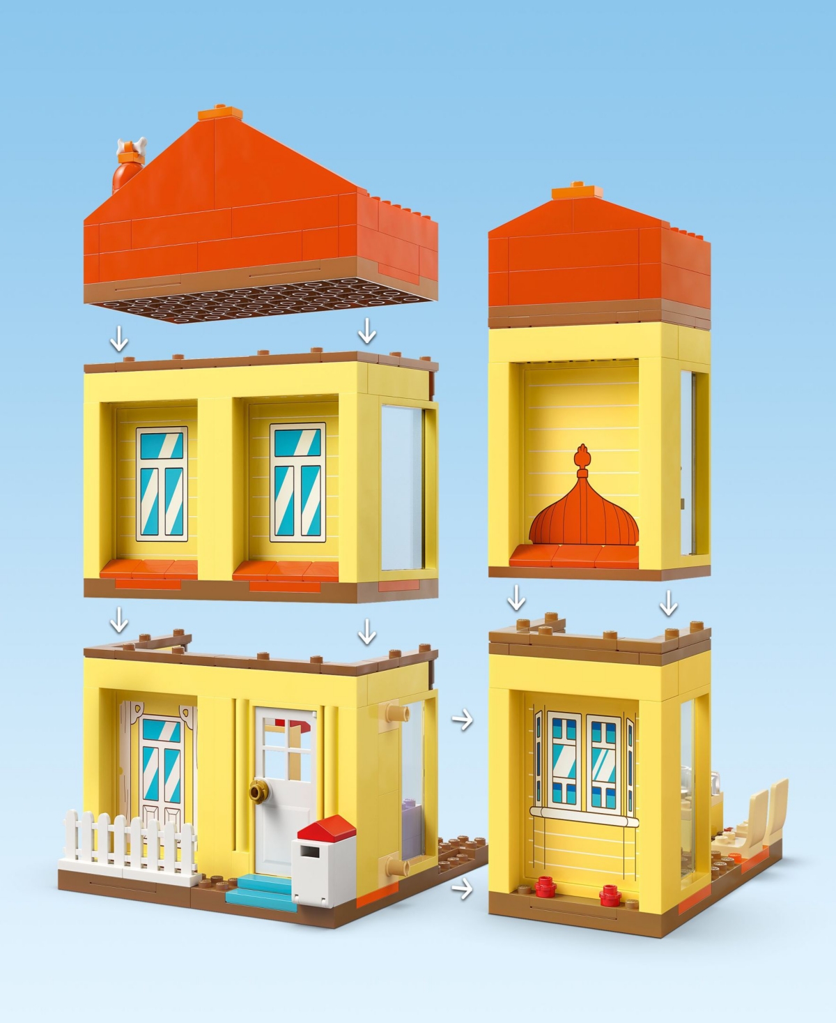 Lego Bluey's Family House Playset 11203, 382 Pieces In Multi