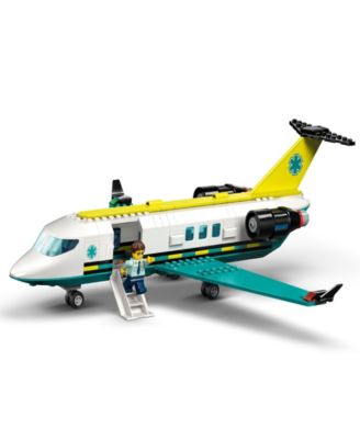 City Emergency Air Ambulance Airplane 60465 Toy Building Set, 403 Pieces