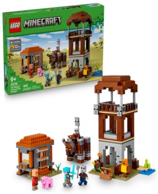 LEGO® Minecraft the Pillager Outpost and Ravager 21278 Toy Building Set ...