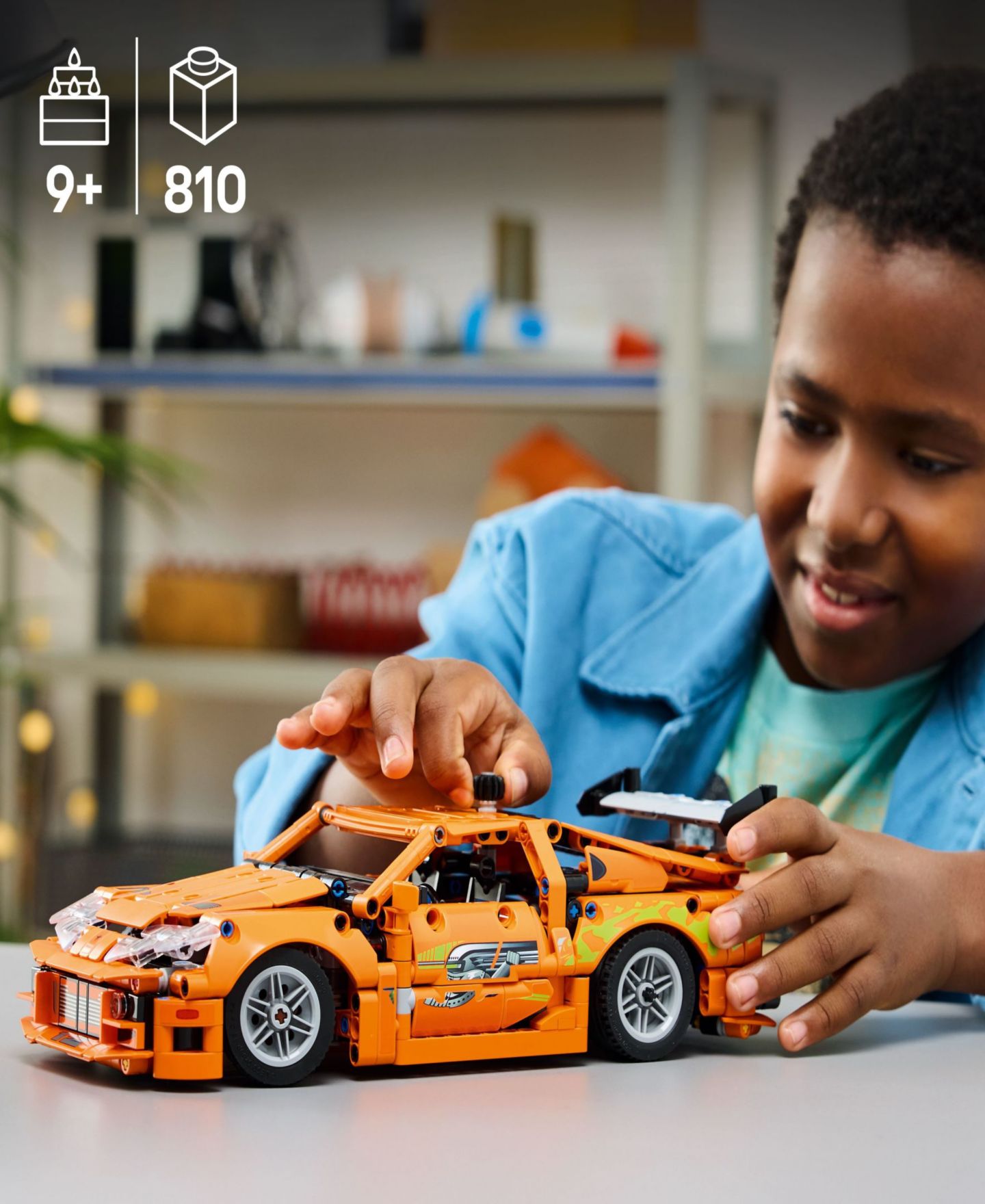 Детские конструкторы LEGO® Technic Fast and Furious Toyota Supra MK4 42204, 810 Pieces — фото 2