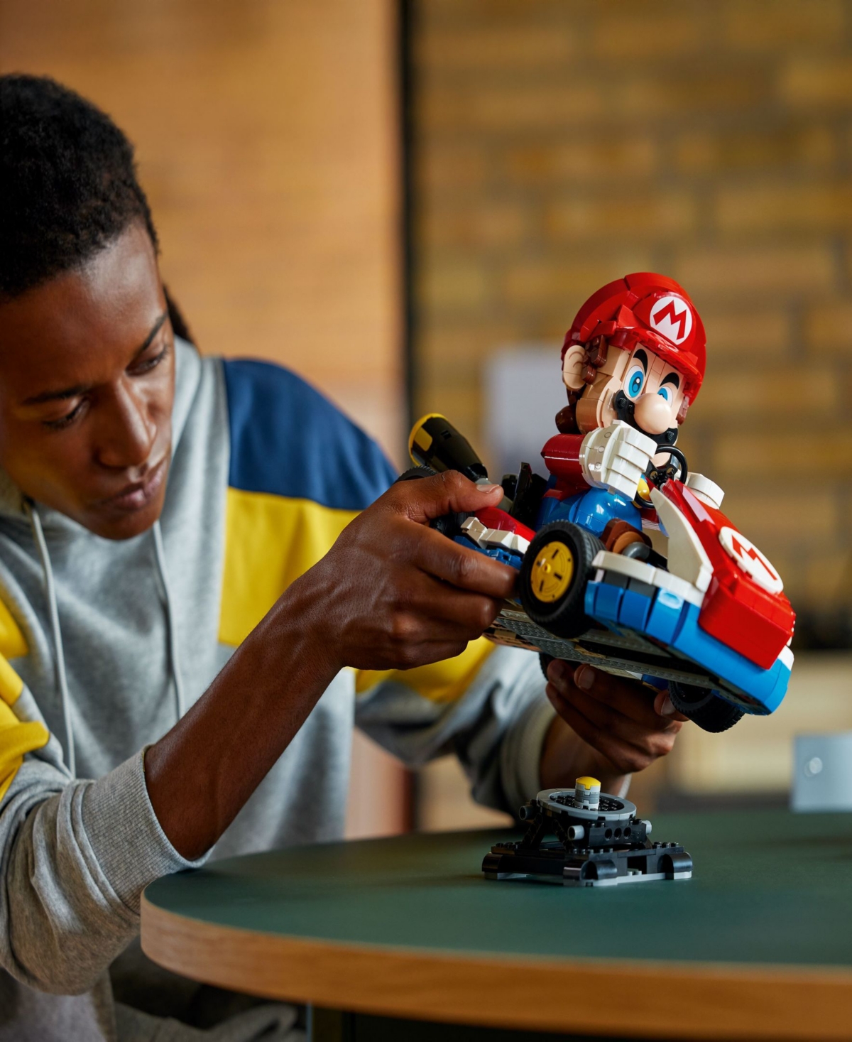 Lego Super Mario Kart Mario And Standard Kart 72037 Toy Building Set, 1972 Pieces In Red