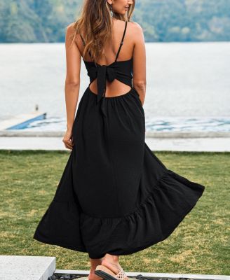 Women's Bloom On Floral Maxi Beach Dress