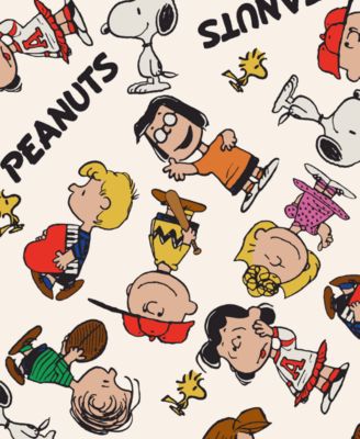 Men's Snoopy Peanuts All Over Print Fleece Hoodie