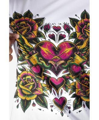 Men's Rhinestone Graphic T-Shirt