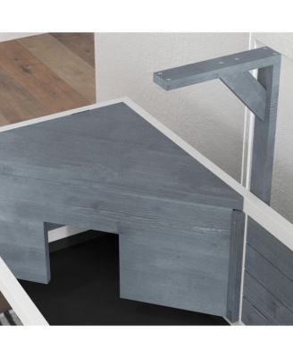 Tortoise Habitat with Storage Shelf, Wooden Tortoise Enclosure,