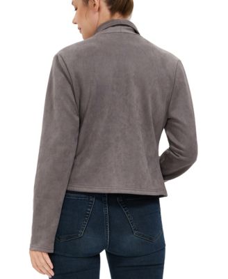 Women's kimi + kai Faux Suede Open Front Jacket