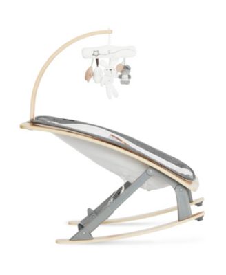 Tory 2-in-1 Rocker & Chair in Light Gray