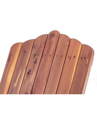 Cedar Adirondack Rocking Chair