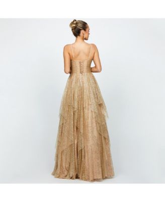 Women's Brylee Glitter Ball Gown