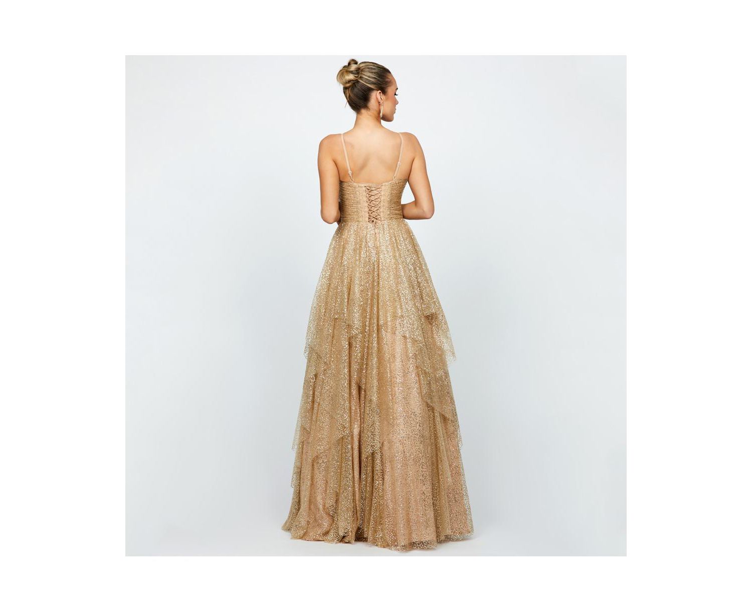 Women's Brylee Glitter Ball Gown