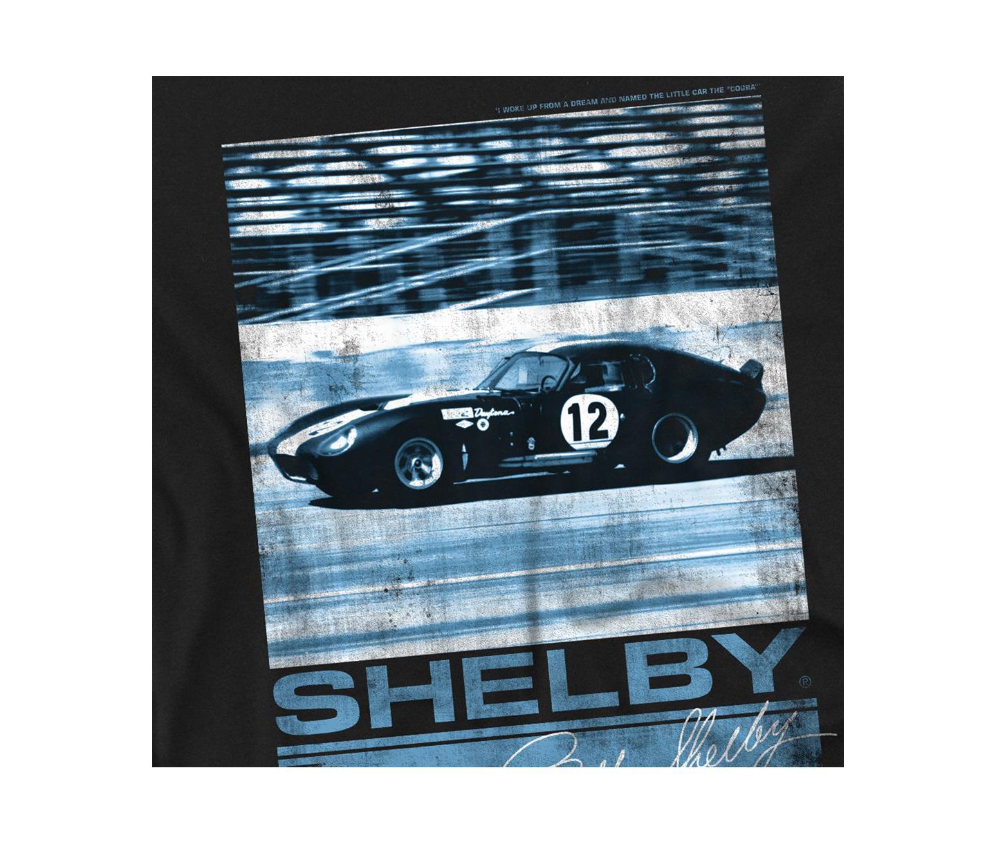 Мужская футболка Shelby Cobra At Speed, цвет: Чёрный — фото 2