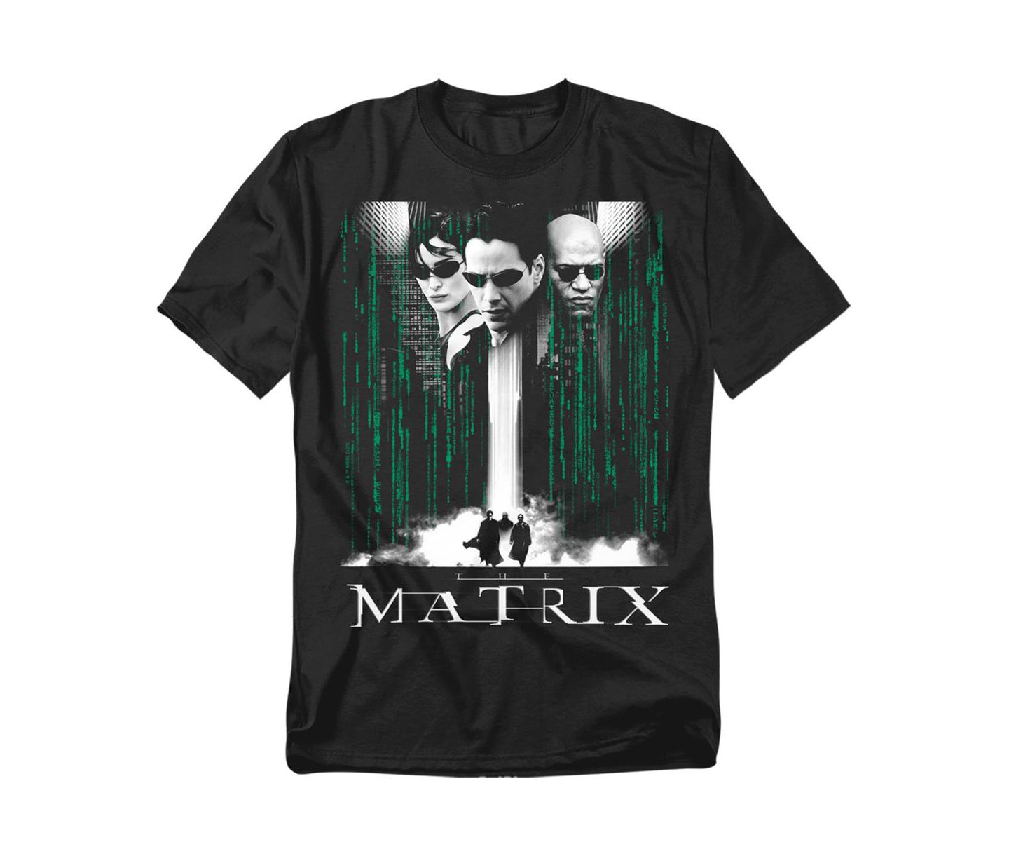 Мужская футболка Matrix The Neo, Morpheus, Trinity, цвет: Чёрный — фото 1