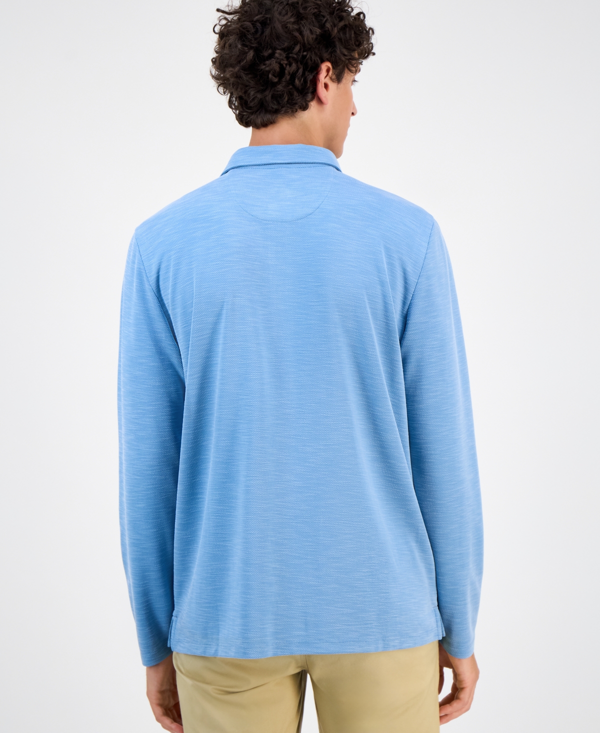 Tommy Bahama Men's Golden Sands Long-Sleeve Polo Shirt
