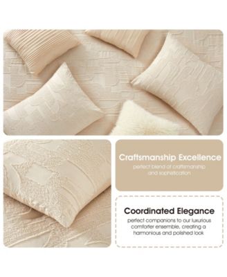 Kyne Geometric 7-Pc. Comforter Set, Queen