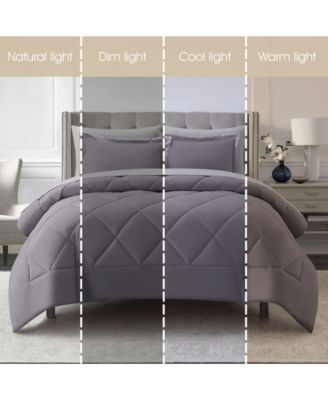 Arelia Geometric 7-Pc. Comforter Set, Full