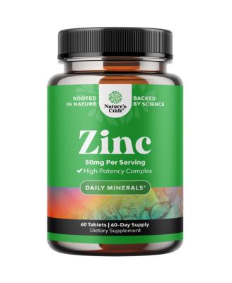 Nature's Craft Zinc Advanced Complex Supplement, Nature's Craft, 60 Tablets