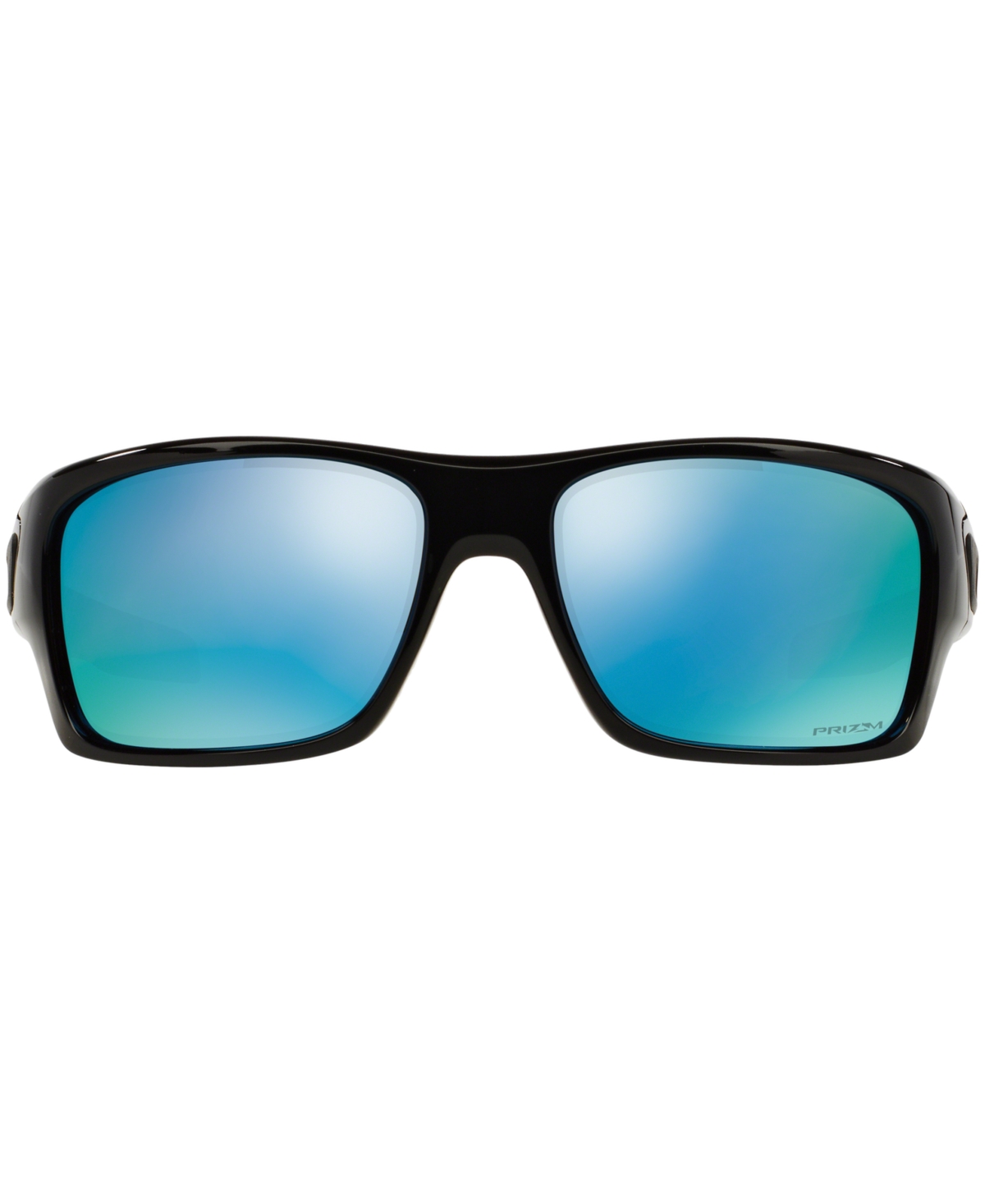 Shop Oakley Polarized Polarized Sunglasses , Oo9263 Turbine Prizm Deep H2o In Black Black,blue Mirror Polar