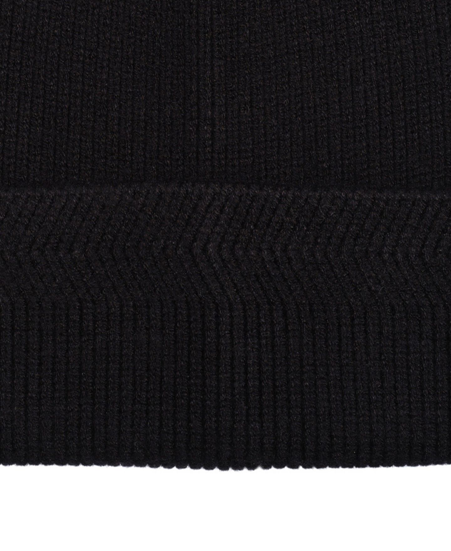 Мужская шапка Alfani Fine Ribbed Beanie, цвет: Чёрный — фото 2