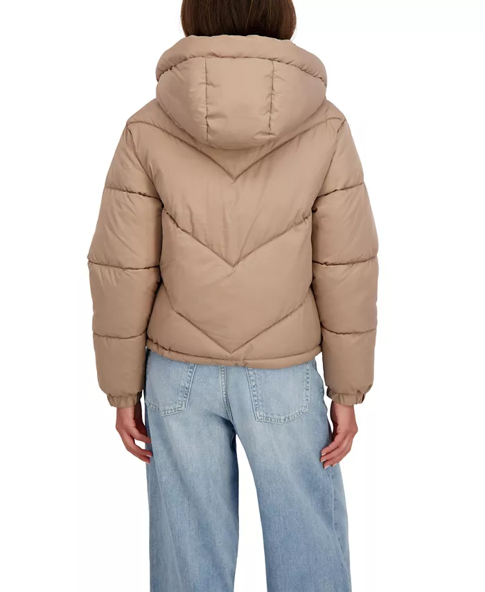 Juniors' Juniors' Short Hooded Puffer Jacket - thumbnail 2