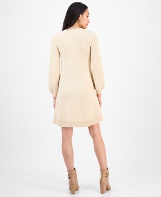 Petite Cable-Knit Sweater Dress