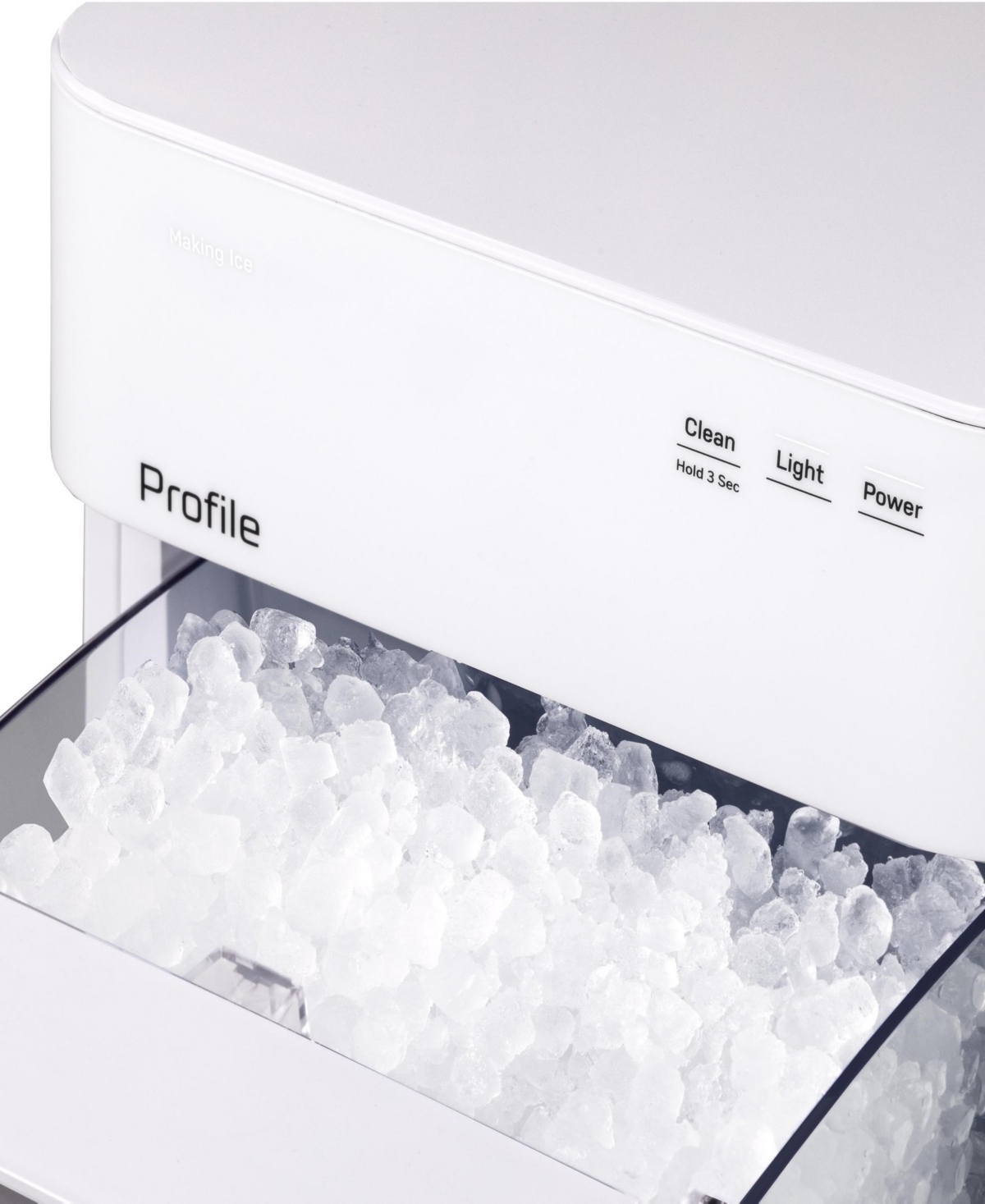 Ge Appliances Profile Opal 2.0 Ultra Nugget Ice Maker In White