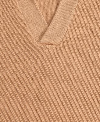 Men's Long Sleeve Textured Merino Polo Sweater, Macy's Exclusive