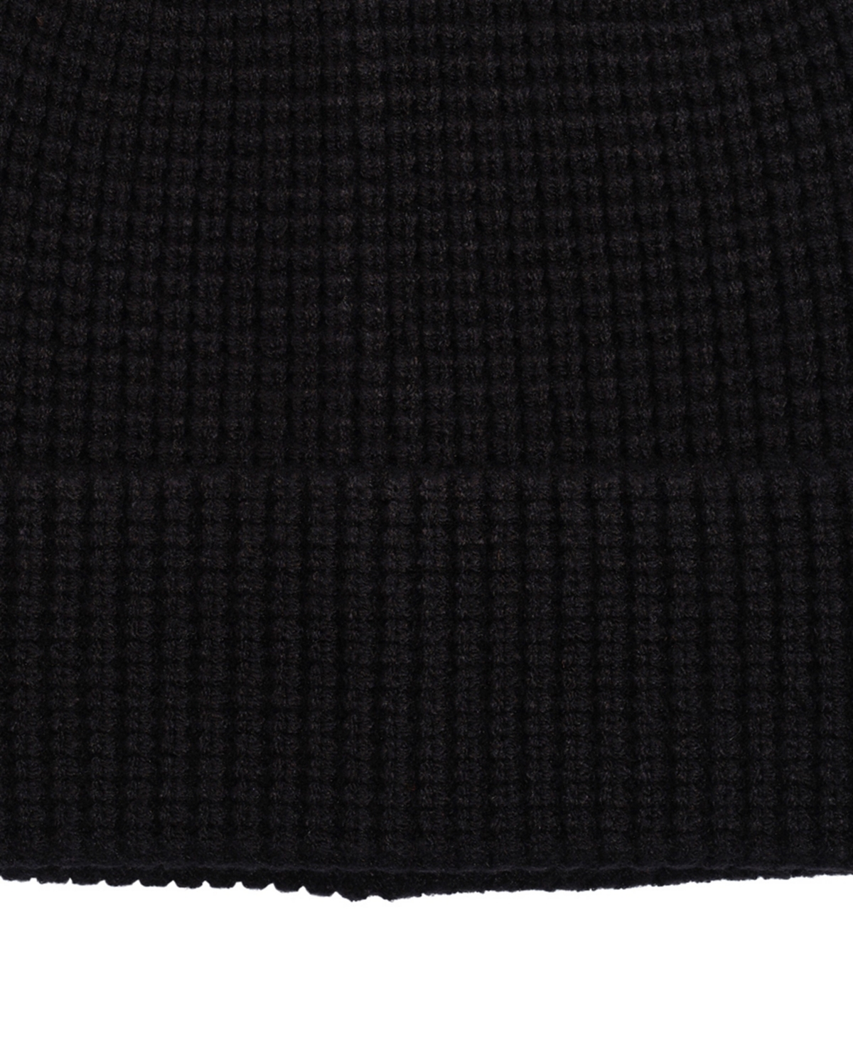 Alfani Men's Cuffed Waffle Beanie, Macy's Exclusive In Black