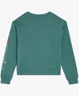 Big Girls Pullover Crewneck Sweatshirt