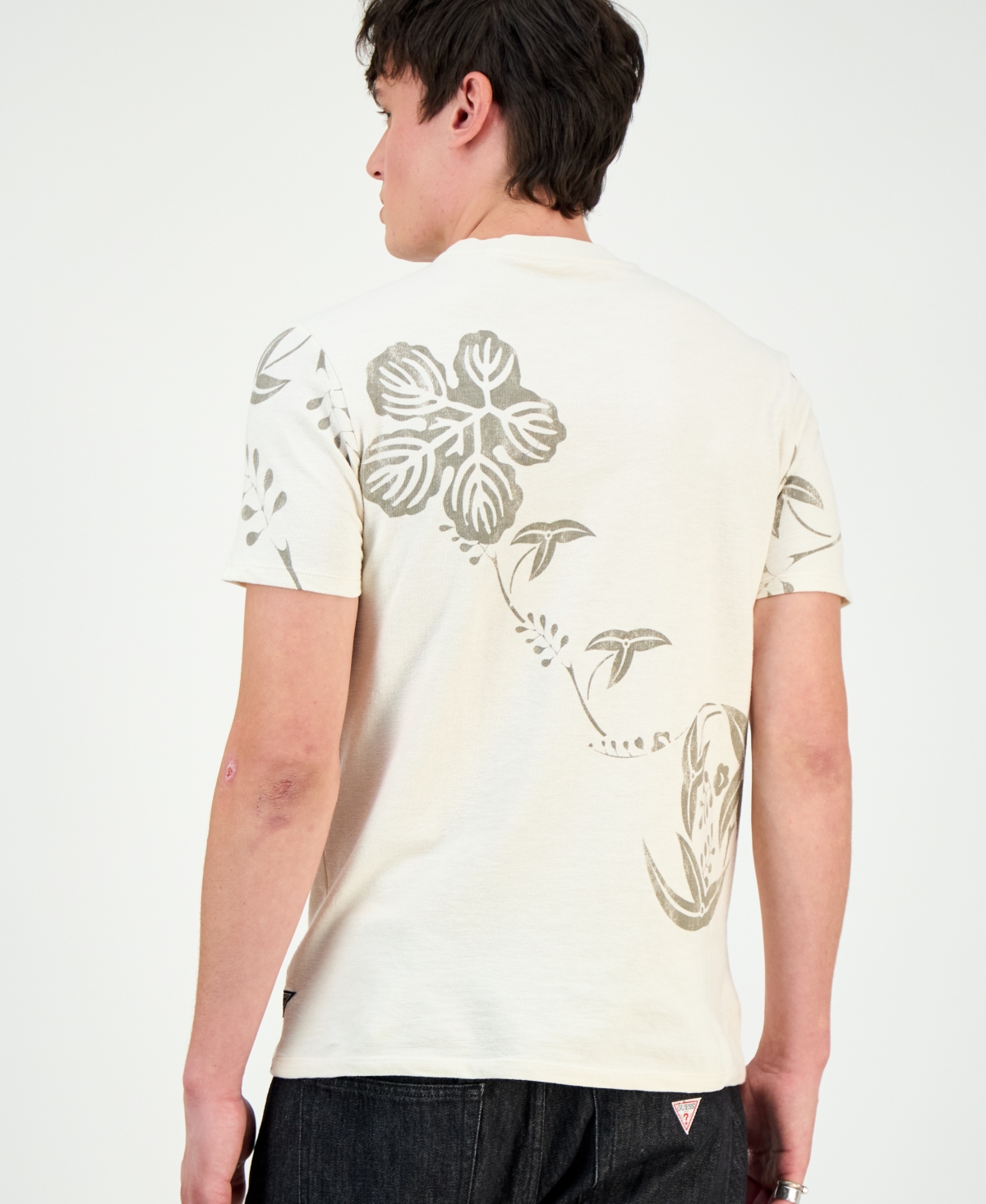 Guess Men's Japanese Floral Graphic T-Shirt