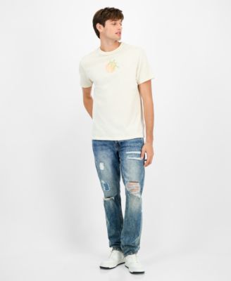 Men's Short Sleeve Crewneck Art Print T-Shirt