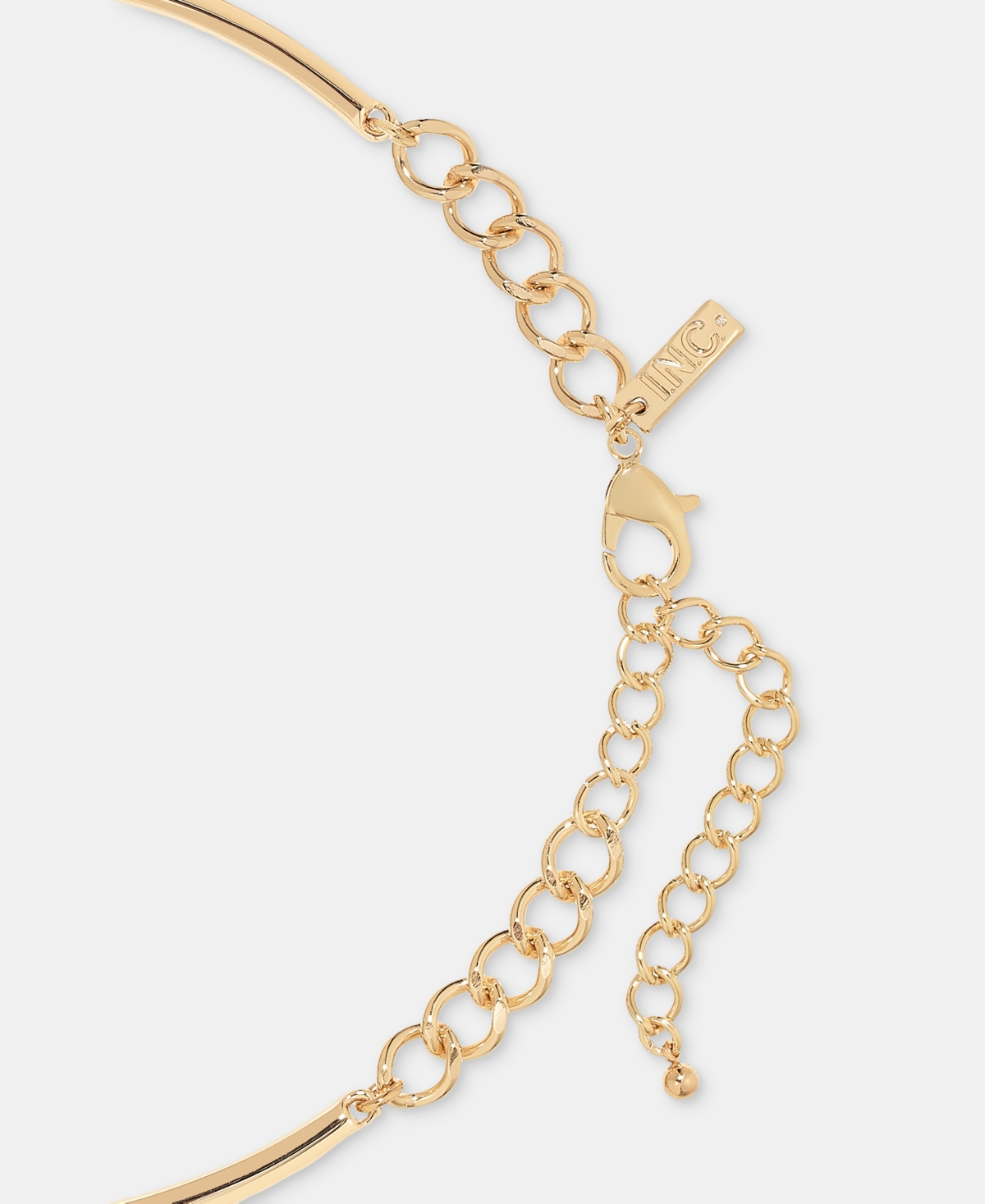 Inc International Concepts Structured Collar Necklace, 15-1/2" + 3" Extender, Macy's Exclusive In Gold