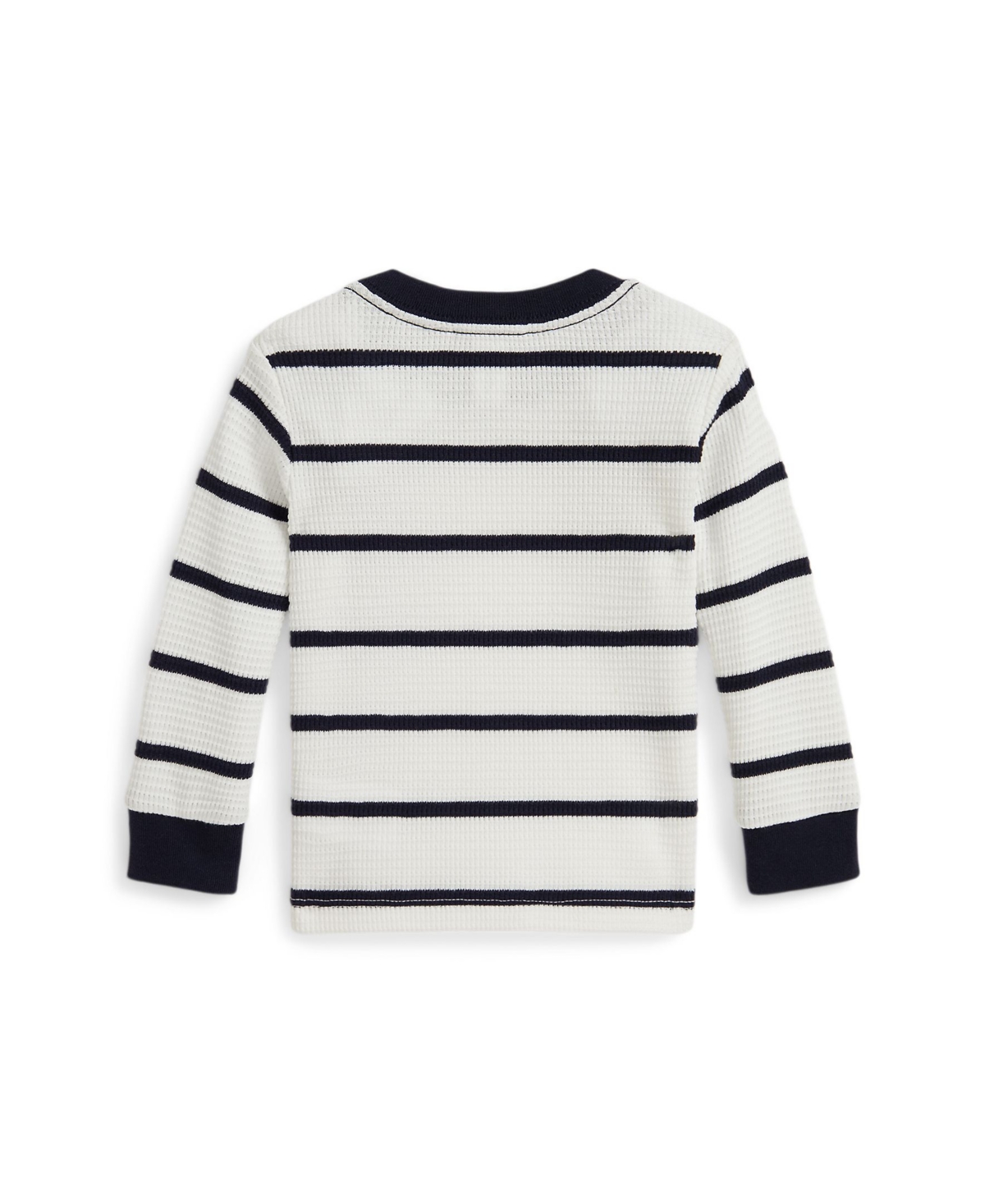 Polo Ralph Lauren Baby Boys Striped Waffle-Knit T-Shirt