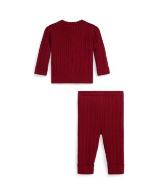 Baby Girls' Cardigan and Pants, 2-Piece Set
