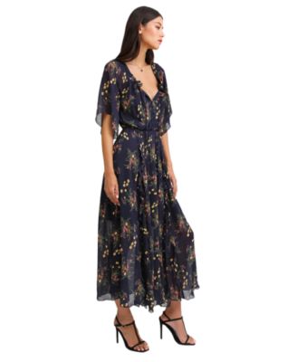 Women's Amour Ruffled Midi Dress