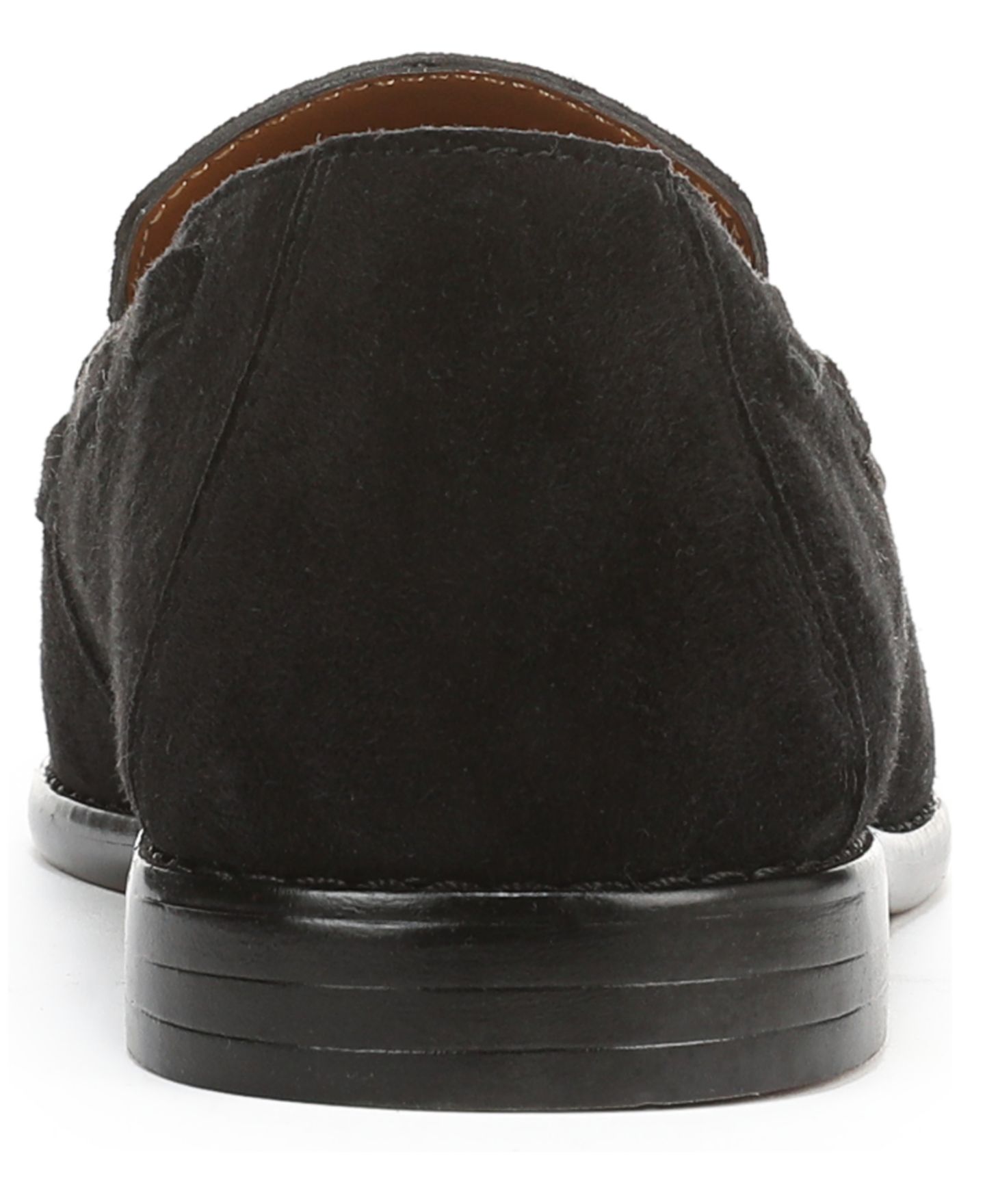 Женские туфли Franco Sarto Hartlie Round Toe Low Profile Tassel, цвет: Чёрный замшевый — фото 3