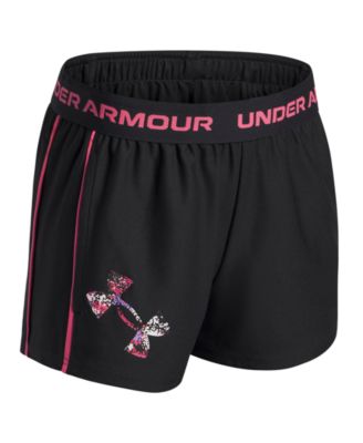 Little and Big Girls' Tech Play Up Logo Shorts