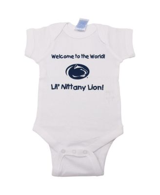 Two Feet Ahead - White Penn State Nittany Lions Newborn Welcome to the World Creeper