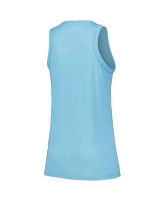 Women's Powder Blue Toronto Blue Jays Gauze High Neck Tank Top