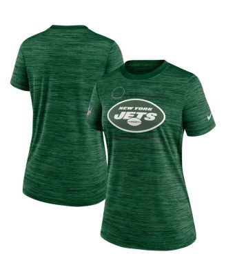 Nike - Women's Green New York Jets Velocity Sideline Performance T-shirt