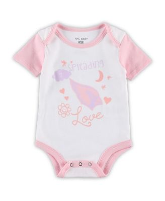 Baby Boys and Girls White Arizona Cardinals Spreading Love Bodysuit and Tutu Leggings Set