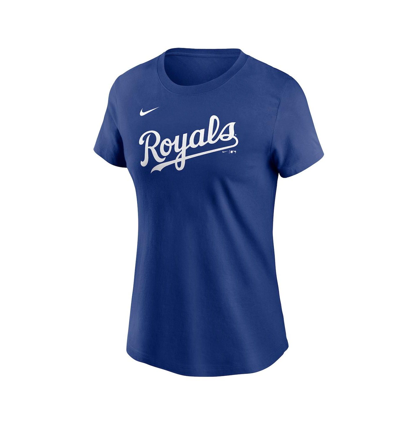 Женская футболка Nike Bobby Witt Jr. Royal Kansas City Royals Fuse Name & Number — фото 2