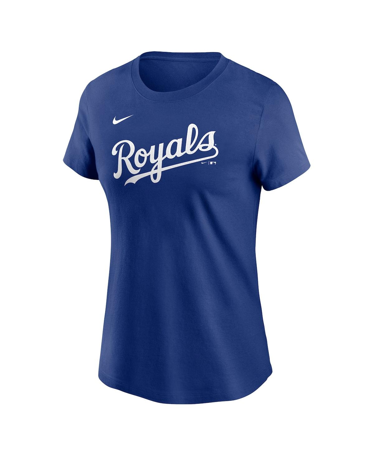 Nike Women's Bobby Witt Jr. Royal Kansas City Royals Fuse Name Number T-shirt In Blue